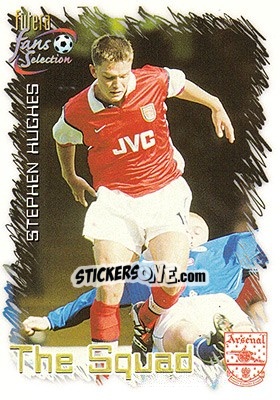 Cromo Stephen Hughes - Arsenal Fans' Selection 1999 - Futera
