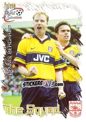 Figurina Dennis Bergkamp - Arsenal Fans' Selection 1999 - Futera