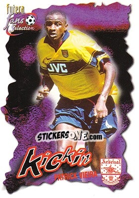 Sticker Patrick Vieira - Arsenal Fans' Selection 1999 n. 37 - Futera