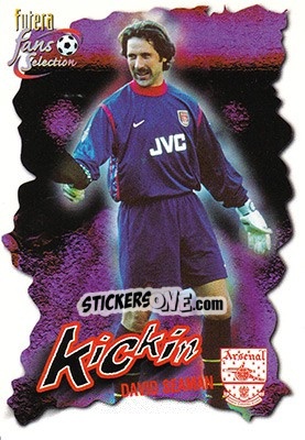 Sticker David Seaman - Arsenal Fans' Selection 1999 - Futera