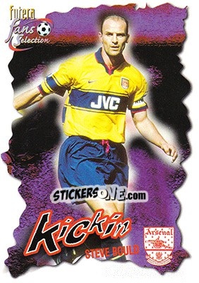 Sticker Steve Bould - Arsenal Fans' Selection 1999 - Futera