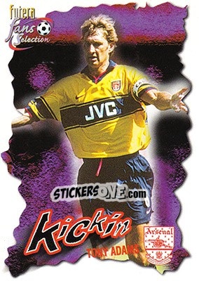 Cromo Tony Adams - Arsenal Fans' Selection 1999 - Futera