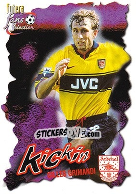 Cromo Gilles Grimandi - Arsenal Fans' Selection 1999 - Futera