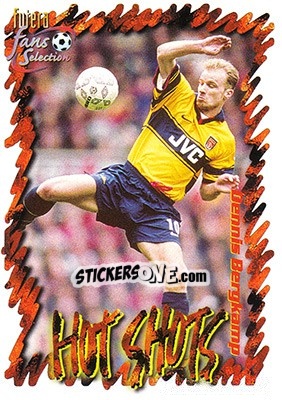 Cromo Dennis Bergkamp - Arsenal Fans' Selection 1999 - Futera