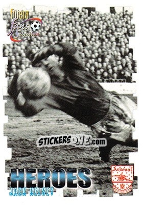 Cromo Jack Kelsey - Arsenal Fans' Selection 1999 - Futera