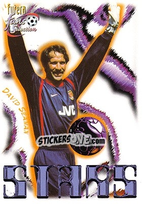Sticker David Seaman - Arsenal Fans' Selection 1999 - Futera