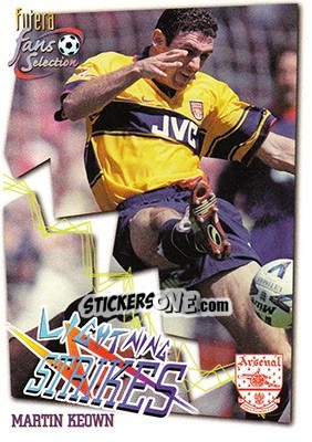 Cromo Martin Keown - Arsenal Fans' Selection 1999 - Futera