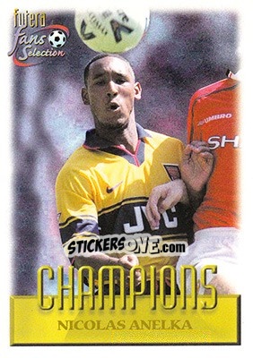 Cromo Nicolas Anelka - Arsenal Fans' Selection 1999 - Futera