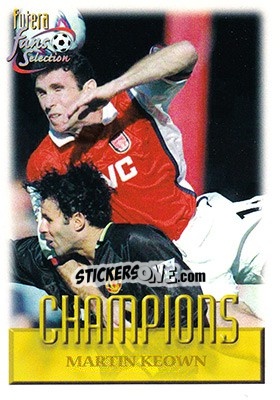 Sticker Martin Keown - Arsenal Fans' Selection 1999 n. 76 - Futera