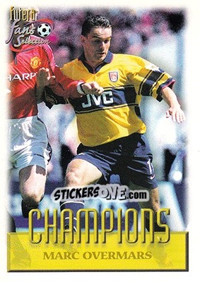 Figurina Marc Overmars - Arsenal Fans' Selection 1999 - Futera