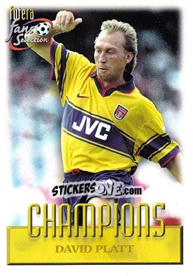 Sticker David Platt - Arsenal Fans' Selection 1999 n. 84 - Futera
