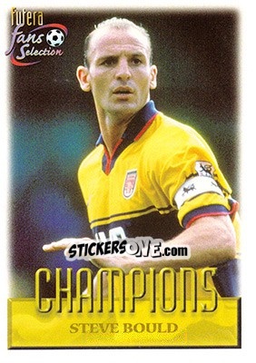 Sticker Steve Bould - Arsenal Fans' Selection 1999 - Futera