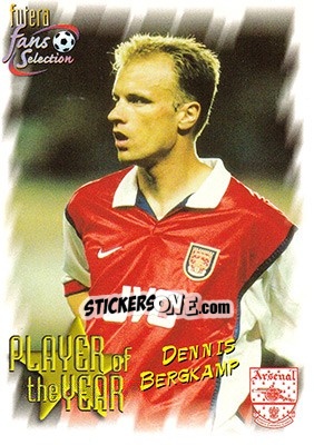 Sticker Dennis Bergkamp - Arsenal Fans' Selection 1999 n. 95 - Futera