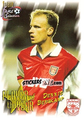 Figurina Dennis Bergkamp - Arsenal Fans' Selection 1999 - Futera