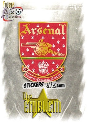 Figurina Emblem - Arsenal Fans' Selection 1999 - Futera