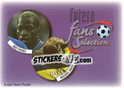 Sticker Brian Little / Gary Charles - Aston Villa Fans' Selection 1998 n. 1 - Futera