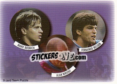 Sticker Steve Staunton / Gareth Southgate - Aston Villa Fans' Selection 1998 n. 2 - Futera