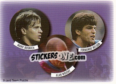 Cromo Steve Staunton / Gareth Southgate - Aston Villa Fans' Selection 1998 - Futera