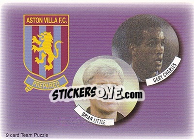 Sticker Simon Grayson / Sasa Curcic / Riccardo Scimeca - Aston Villa Fans' Selection 1998 n. 7 - Futera