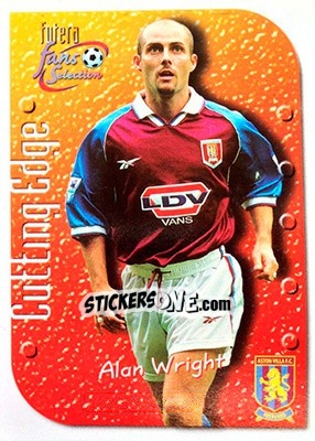 Sticker Alan Wright - Aston Villa Fans' Selection 1999 n. 6 - Futera