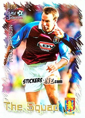 Cromo Paul Merson - Aston Villa Fans' Selection 1999 - Futera
