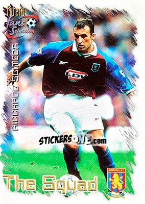 Sticker Riccardo Scimeca - Aston Villa Fans' Selection 1999 n. 12 - Futera