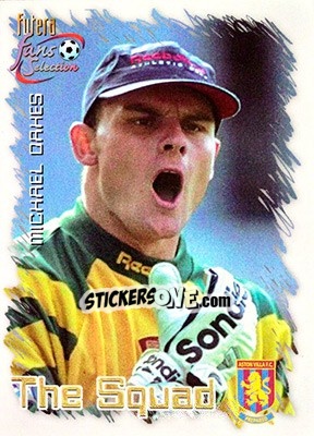 Sticker Michael Oakes - Aston Villa Fans' Selection 1999 - Futera