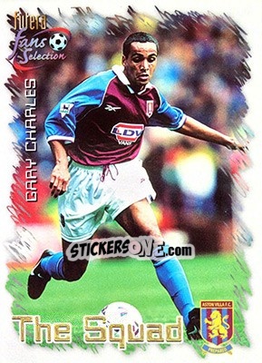 Sticker Gary Charles - Aston Villa Fans' Selection 1999 - Futera