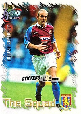Sticker Mark Draper - Aston Villa Fans' Selection 1999 - Futera