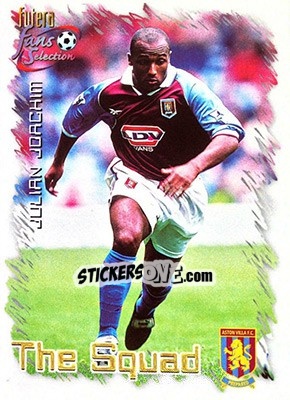 Sticker Julian Joachim - Aston Villa Fans' Selection 1999 n. 17 - Futera