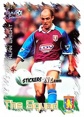 Sticker Alan Wright - Aston Villa Fans' Selection 1999 n. 20 - Futera