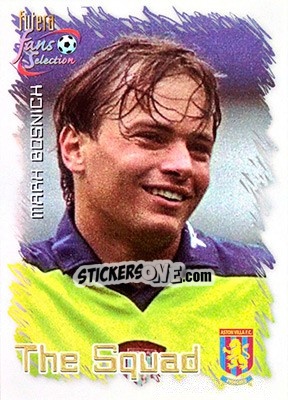 Figurina Mark Bosnich - Aston Villa Fans' Selection 1999 - Futera