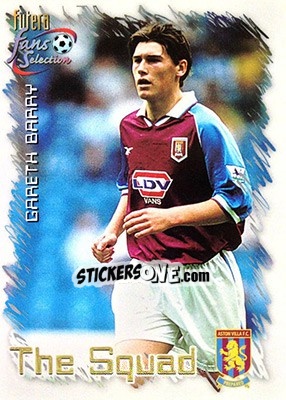 Cromo Gareth Barry - Aston Villa Fans' Selection 1999 - Futera