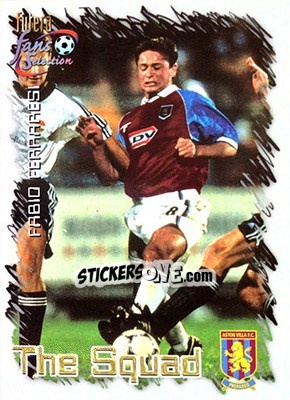 Sticker Fabio Ferraresi - Aston Villa Fans' Selection 1999 n. 25 - Futera