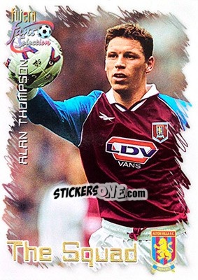 Sticker Alan Thompson - Aston Villa Fans' Selection 1999 - Futera