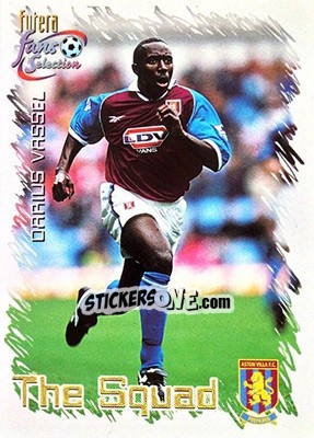 Sticker Darius Vassell - Aston Villa Fans' Selection 1999 - Futera
