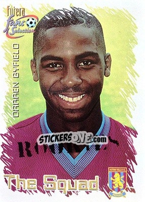 Sticker Darren Byfield - Aston Villa Fans' Selection 1999 - Futera