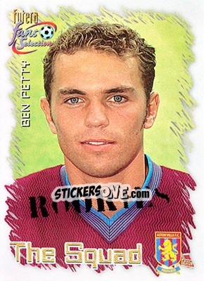 Sticker Ben Petty - Aston Villa Fans' Selection 1999 n. 30 - Futera