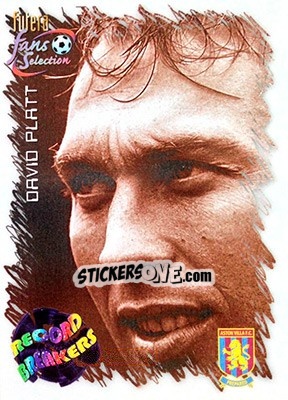 Sticker David Platt - Aston Villa Fans' Selection 1999 n. 35 - Futera