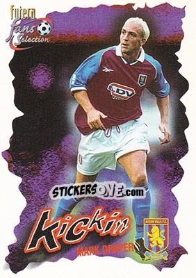 Sticker Mark Draper - Aston Villa Fans' Selection 1999 - Futera