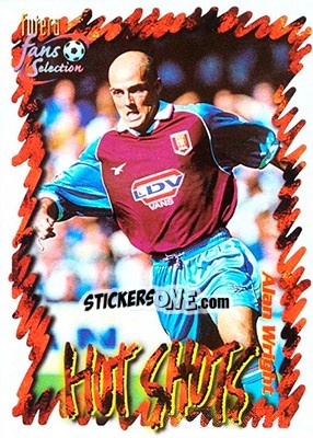 Sticker Alan Wright - Aston Villa Fans' Selection 1999 - Futera