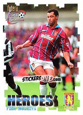 Cromo Paul McGrath - Aston Villa Fans' Selection 1999 - Futera