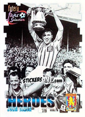 Sticker John Dixon - Aston Villa Fans' Selection 1999 - Futera
