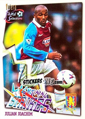 Sticker Julian Joachim - Aston Villa Fans' Selection 1999 - Futera