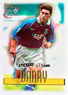 Sticker Gareth Barry - Aston Villa Fans' Selection 1999 - Futera