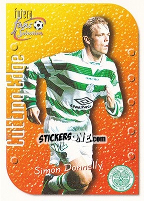 Sticker Simon Donnelly - Celtic Fans' Selection 1999 - Futera