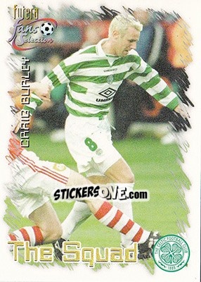 Sticker Craig Burley - Celtic Fans' Selection 1999 - Futera