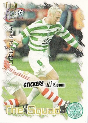 Cromo Craig Burley - Celtic Fans' Selection 1999 n. 18 - Futera