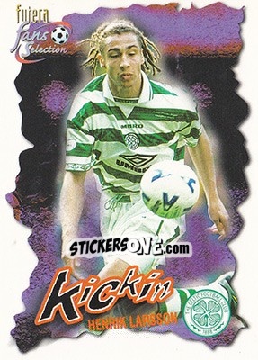 Sticker Henrik Larsson - Celtic Fans' Selection 1999 n. 43 - Futera