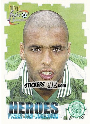 Sticker Pierre Van Hooijdonk - Celtic Fans' Selection 1999 - Futera